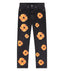Denim Tears Offset Cotton Wreath Jeans Black