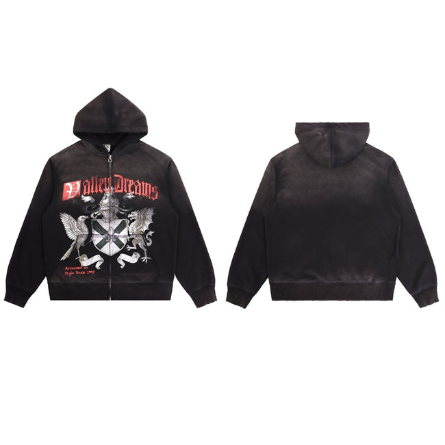 Vale Forever Black Red Archive Graphic Hoodie Hover Image