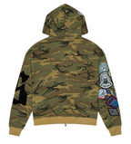 Godspeed Squadron Hoodie Camo Green