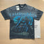 Vale Dreams Blue Graphic T-Shirt Washed Black