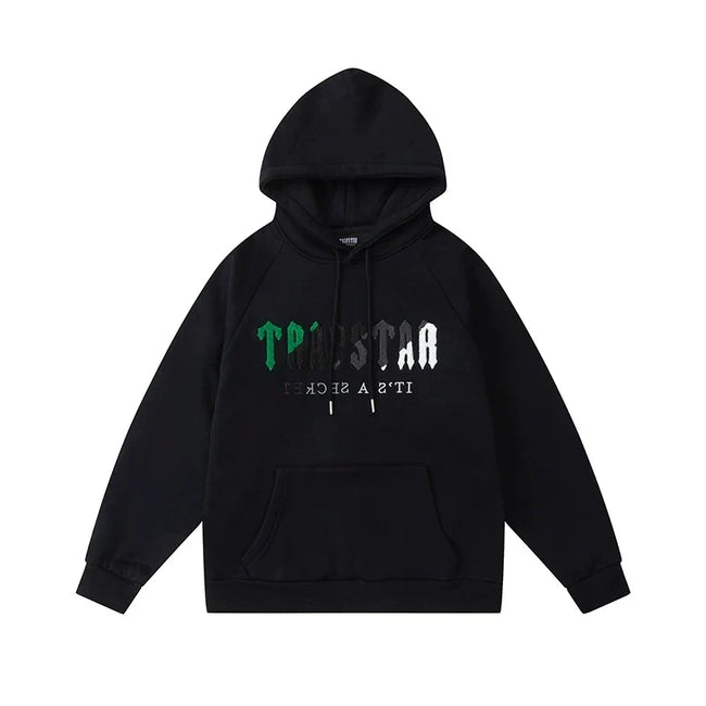 Trapstar niche trendy brand sweatshirt trousers sports leisure suit men and women couple autumn and winter plus velvet letter embroidery (22) Hover Image