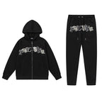 Trapstar London Shooters Black Zip Tracksuit