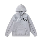 Trapstar autumn and winter casual sports suit hooded sweatshirt pants pullover simple letter drawstring top pants (40)