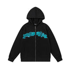 Trapstar autumn and winter casual sports suit hooded sweatshirt pants pullover simple letter drawstring top pants (49)