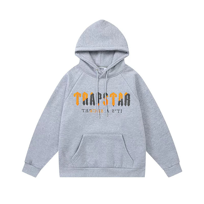 Trapstar niche trendy brand sweatshirt trousers sports leisure suit men and women couple autumn and winter plus velvet letter embroidery (12) Hover Image