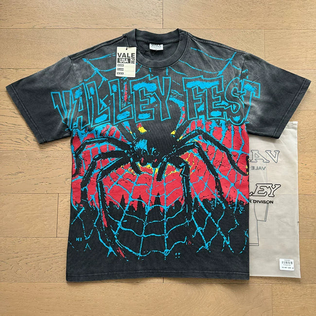 Vale Forever "Valley Fest Spider" Vintage Tee (Black) Hover Image