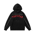 Trapstar autumn and winter casual sports suit hooded sweatshirt pants pullover simple letter drawstring top pants (34)