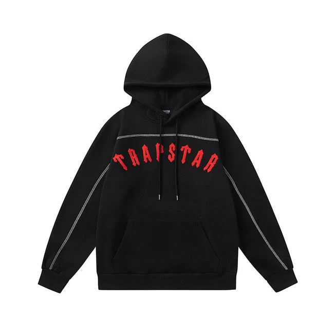 Trapstar Arc Logo Red Black Tracksuit Main Image