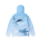 Cross border foreign trade autumn and winter Trapstar letter embroidery eagle zipper windbreaker hooded windbreaker men's and women's jacket jacket (1)