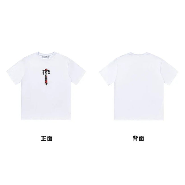 Trapstar TSL Chest London Shooters Back Black Tee & Pagoda T Solo White Tee Main Image