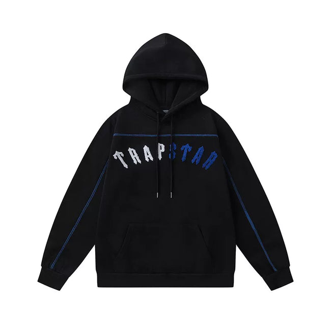 Trapstar Arc Logo Royal Blue Black Tracksuit Main Image