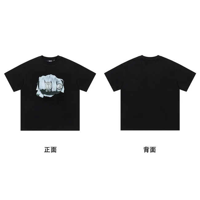 Trapstar Championship Fist White Tee Main Image