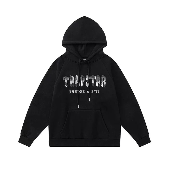 Trapstar niche trendy brand sweatshirt trousers sports leisure suit men and women couple autumn and winter plus velvet letter embroidery (48) Hover Image