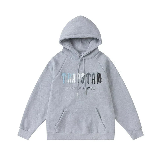 Trapstar niche trendy brand sweatshirt trousers sports leisure suit men and women couple autumn and winter plus velvet letter embroidery (16) Hover Image
