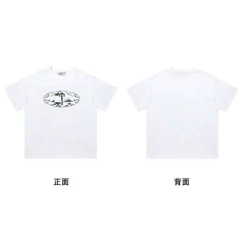 Trapstar short-sleeved T-shirt summer 2025 new letter print men and women casual loose round neck European and American trendy ins (41)