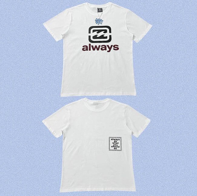 ADWYSD White Brown Badge Always Tee Hover Image