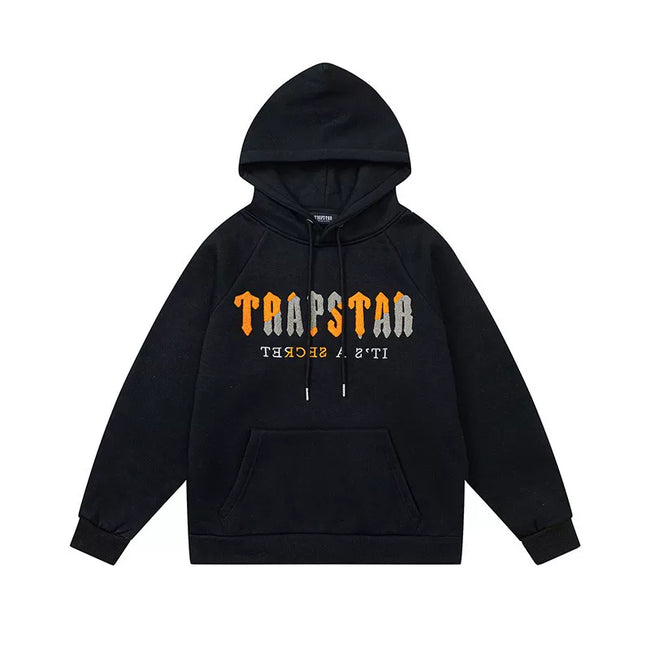 Trapstar It's A Secret Orange Grey Black Tracksuit Main Image