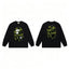 BAPE Style Big Camo Ape Head Long-Sleeve Tee - Black/Green