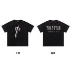 Trapstar short-sleeved T-shirt summer 2025 new letter print men and women casual loose round neck European and American trendy ins (19)