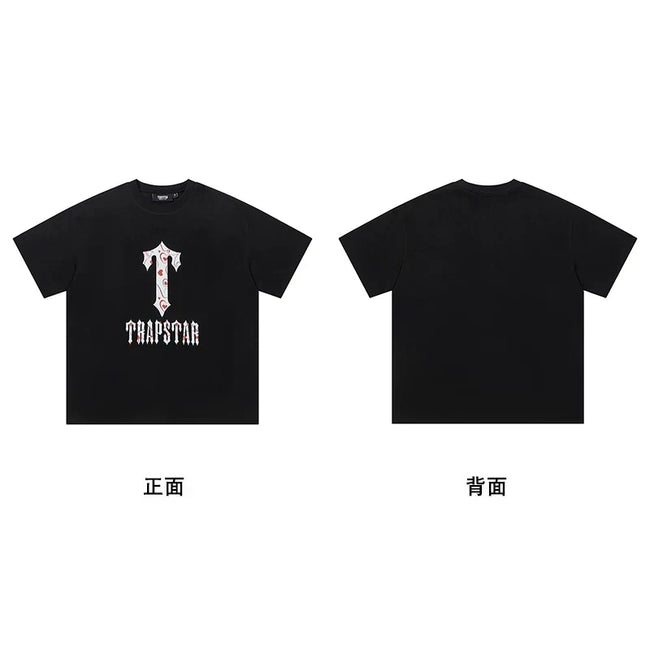 Trapstar Gothic T Rose Black Tee & Speedmark Purple White Tee Main Image