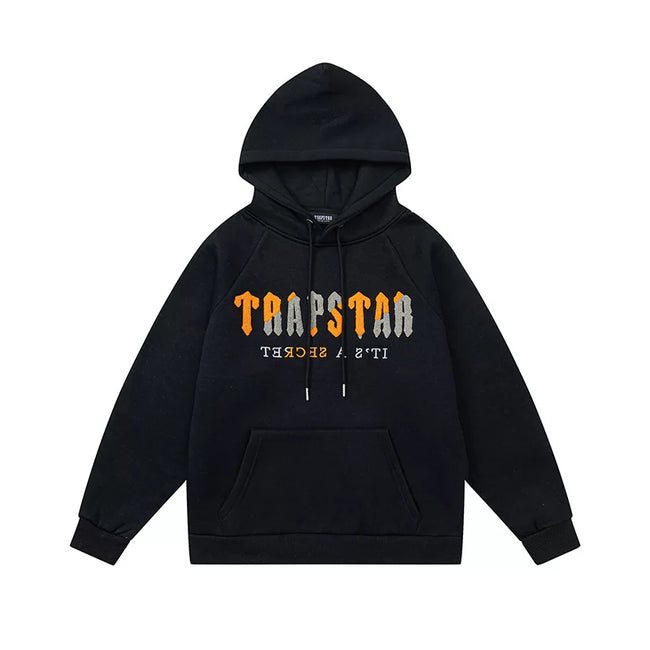 Trapstar niche trendy brand sweatshirt trousers sports leisure suit men and women couple autumn and winter plus velvet letter embroidery (10) Hover Image