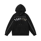 Trapstar autumn and winter casual sports suit hooded sweatshirt pants pullover simple letter drawstring top pants (39)