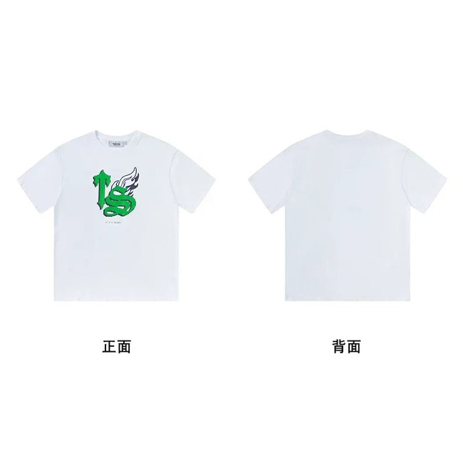 Trapstar Badge T Number 23 Back Black Tee & Serpent Trident TS White Tee Main Image