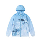 Cross border foreign trade autumn and winter Trapstar letter embroidery eagle zipper windbreaker hooded windbreaker men's and women's jacket jacket (1)