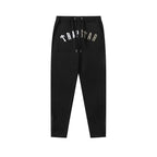 Trapstar autumn and winter casual sports suit hooded sweatshirt pants pullover simple letter drawstring top pants (39)