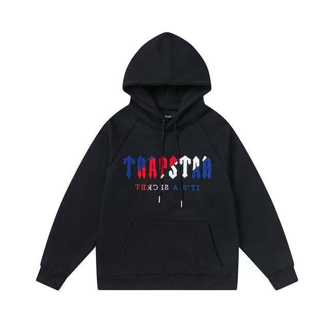 Trapstar niche trendy brand sweatshirt trousers sports leisure suit men and women couple autumn and winter plus velvet letter embroidery (6) Hover Image