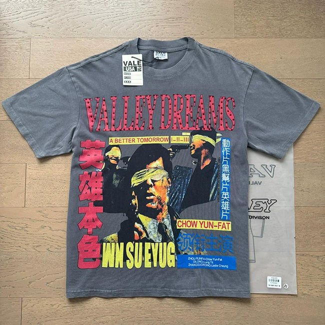 Vale Forever "Valley Dreams A Better Tomorrow" Vintage Tee (Grey) Hover Image