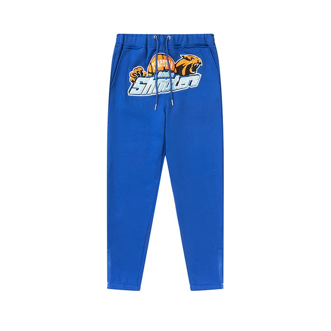 Trapstar niche trendy brand sweatshirt trousers sports leisure suit men and women couple autumn and winter plus velvet letter embroidery (51) Hover Image