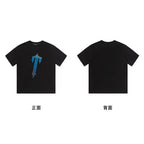 Trapstar short-sleeved T-shirt summer 2025 new letter print men and women casual loose round neck European and American trendy ins (10)