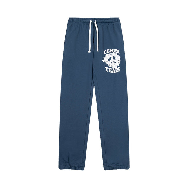 Denim Tears Sweatpants Alphabet foam print casual trousers Hover Image