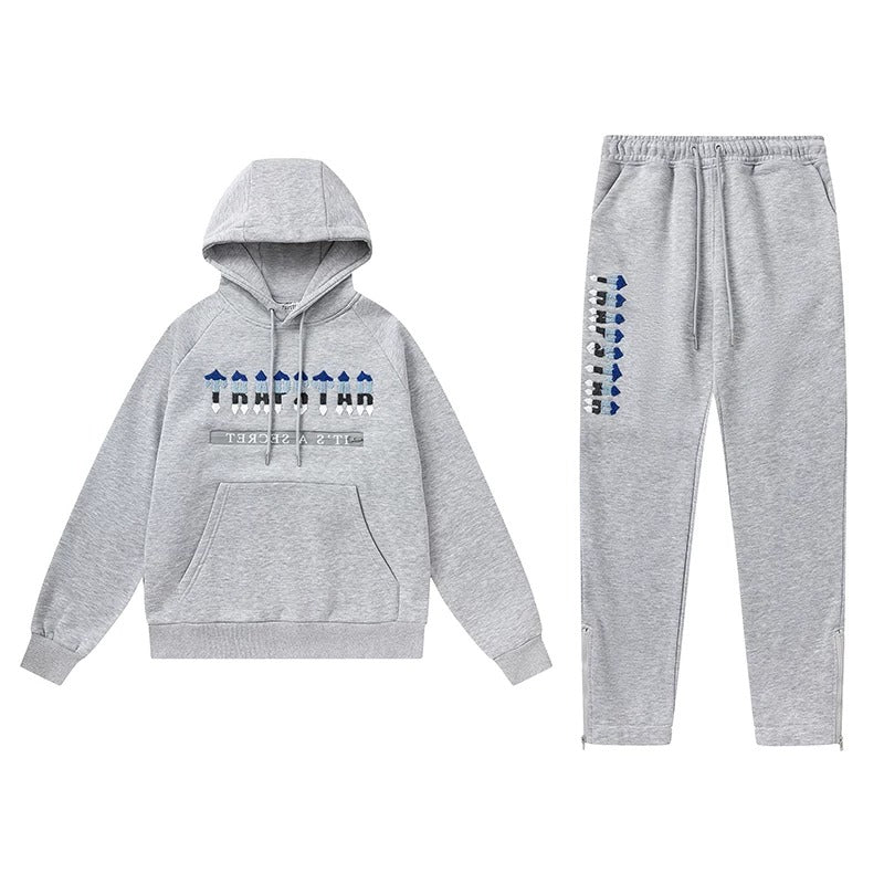 Trapstar It's A Secret Drip Blue Grey Tracksuit