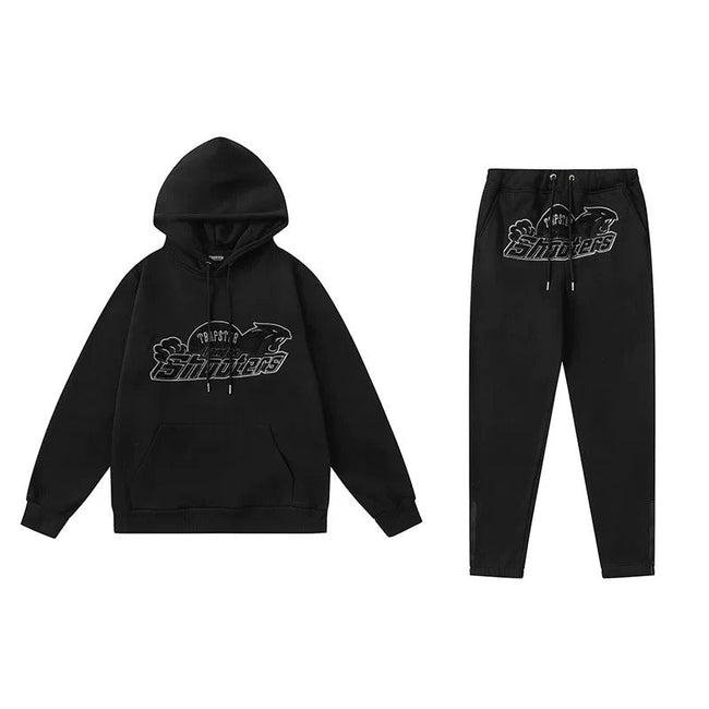 Trapstar London Shooters Panther Black Tracksuit Hover Image