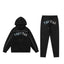 Trapstar Arc Logo Ice Blue Crystal Black Tracksuit