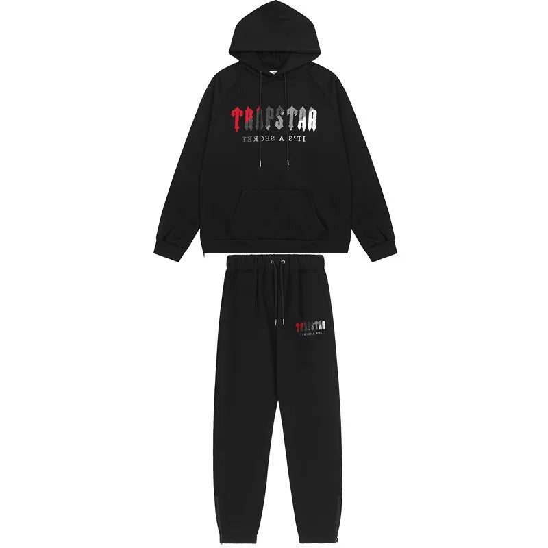 Trapstar It's A Secret Red Grey Black Tracksuit