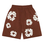Denim Tears The Cotton Wreath Shorts Brown